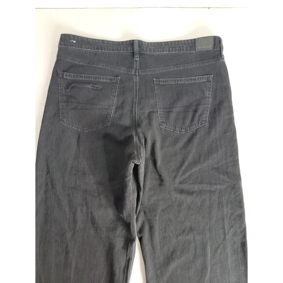 AMERICAN EAGLE Jeans Sz 20 Baggy Wide Leg Ankle Super High Rise Strigid Drapey - Picture 13 of 14